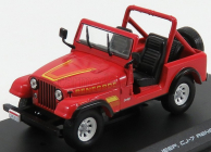 Greenlight Jeep Cj-7 Renegade Open 1983 - Terminátor 1:43 Červená biela