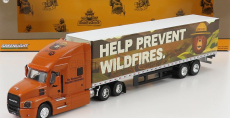 Greenlight Mack Anthem Truck 2019 - Pomoc pri prevencii požiarov Smokey Bear 1:64 svetlohnedá biela