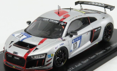 Iskrový model Audi R8 Lms Gt4 Team Audi Sport Phoenix N 17 24h Nurburgring 2017 J.lappalainen - A.mies - P.terting - A.yoong 1:43 Grey