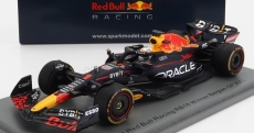 Iskrový model Red bull F1 Rb18 Team Oracle Red Bull Racing N 1 Winner Belgicko Gp Majster sveta 2022 Max Verstappen 1:43 Matná modrá žltá červená