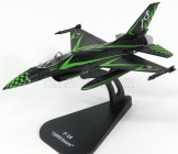 Italeri Lockheed martin F-16 Adf Fighting Falcon 1000 Hours 37th Stormo 18th Gruppo Italy Caccia Airplane 1978 - Aereonatica Militare Italiana - Italian Air Force 1:100 Black Green