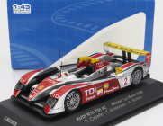 Ixo-models Audi R10 Tdi 5.5l Turbo V12 Team Audi Sport North America N 2 Víťaz 24h Le Mans 2008 R.capello - T.kristensen - A.mcnish 1:43 Strieborná červená žltá