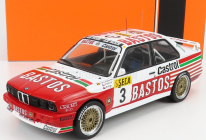 Ixo-models BMW radu 3 M3 (e30) Bastos N 3 24h Spa 1991 S.de Liedekerke - V.bervig - B.enge 1:18 Biela červená