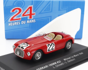 Ixo-models Ferrari 166mm 2.0l V12 Spider Team Peter Mitchell-thomson N 22 Víťaz 24h Le Mans 1949 L.chinetti - L.selsdson 1:43 Červená