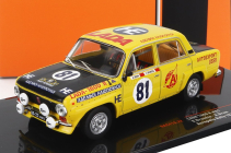 Ixo-models Lada fiat 1600r N 81 Ally Acropolis 1977 S.brundza - A.brum 1:43 Žltá matná čierna