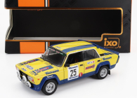 Ixo-models Lada fiat 2105 Mtx (nočná verzia) N 25 Rally Barum 1983 Miroslav Lank - Miloš Tyce 1:43 Žltá Modrá