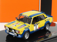 Ixo-models Lada fiat 2105 Vfts N 11 2nd Rally Valasska Zima 1984 M.lank - T.milo 1:43 Žltá Modrá