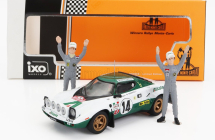 Ixo-models Lancia Stratos Hf N 14 Winner Rally Montecarlo 1975 S figúrkami S.munari - M.mannucci 1:43 Biela Zelená Červená