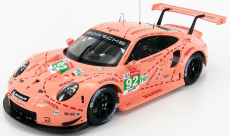 Ixo-models Porsche 911 991 Rsr Team Porsche Gt N 92 Winner Lmgte Pro Pink Pig Tribute 24h Le Mans 2018 M.christensen - K.estre - L.vanthoor 1:18 Pink