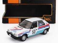 Ixo-models Škoda Favorit 136l N 50 Rally Bohemia 1983 Vladimír Berger - Otto Jakubec 1:43 Biela svetlomodrá