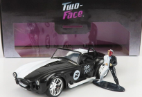 Jada Ford usa Shelby Cobra 427/sc Spider N 2 1965 - Dvojtvárny 1:32 čierny biely