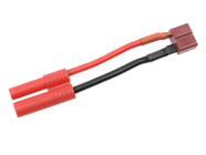Konverzný kábel pre batérie Deans - 4,0 mm pozlátený 14AWG