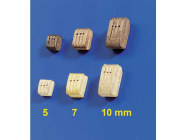 Krick blok lanovia trojitý svetlý 10 mm (10)