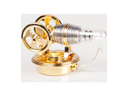 Krick Motor Stirling Twin gold assembled