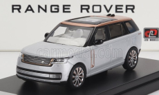 LCD model Land rover Range Rover 2022 1:64 strieborný