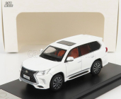 LCD model Lexus Lx570 2018 1:64 Biela