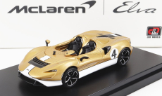 LCD model Mclaren Elva 2020 1:64 Champagne White