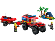 LEGO City - Hasičské auto 4x4 a záchranný čln