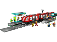 LEGO City - zastávka električky a autobusu v centre mesta