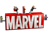 LEGO Marvel – logo MARVEL a minifigúrky