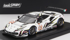 Looksmart Ferrari 488 Gte Evo 3.9l Turbo V8 Team Iron Lynx N 80 24h Le Mans 2022 M.cressoni - G.fisichella - R.heistand 1:43 biela čierna