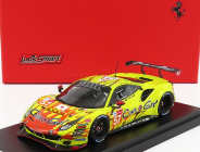 Looksmart Ferrari 488 Gte Evo 3.9l Turbo V8 Team Kessel Racing N 57 24h Le Mans 2021 S.andrews - M.jensen - T.kimura 1:43 Žltá červená