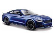 Maisto Ford Mustang GT 2015 1:24 modrá metalíza