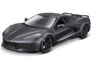 Maisto Chevrolet Corvette Stingray 2020 1:18 sivá