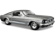 Maisto Ford Mustang GT 1967 1:24 sivá metalíza