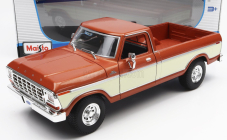 Maisto Ford USA F-150 Pick-up 1979 1:18 hnedo-biela