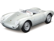 Maisto Porsche 550 A Spyder 1:18 strieborná