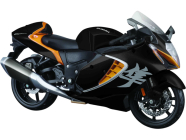 Maisto Suzuki Hayabusa 2022 1:12 čierno-oranžová