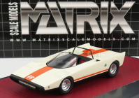 Matrix modely v mierke Alfa romeo 33 Spider Speciale Cuneo 1971 1:43 Biela