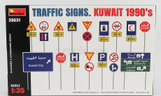 Miniart Príslušenstvo Segnali Stradali - Dopravné značky Kuvajt 1990 1:35 /