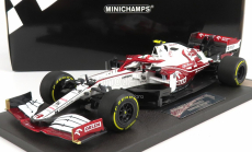 Minichamps Alfa romeo F1 C41 Team Orlen Racing N 99 Bahrain Gp 2021 Antonio Giovinazzi 1:18 Biela červená met.