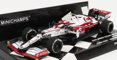 Minichamps Alfa romeo F1 C41 Team Orlen Racing N 99 Posledné preteky Abu Dhabi GP 2021 Antonio Giovinazzi 1:43 Biela červená met.