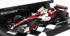 Minichamps Alfa romeo F1 C42 Team Orlen Racing N 24 Bahrain Gp 2022 Guanyu Zhou 1:43 biela červená met.