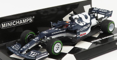 Minichamps Alpha Tauri F1 At02 Honda Ra620h Team Alpha Tauri N 22 Turkish Gp 2021 Yuki Tsunoda 1:43 Bielo modrá