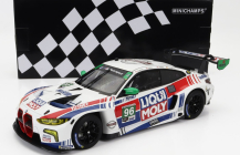 Minichamps BMW radu 4 M4 Gt3 Team Turner Motorsport N 96 Imsa 24h Daytona 2022 Robby Foley - Bill Auberlen - Jens Klingman - Michael Dinan 1:18 Biela