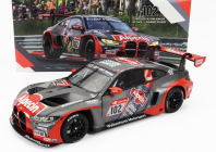 Minichamps BMW radu 4 M4 Gt3 Team Walkenhorst Motorsport N 102 24h Nurburgring 2022 Jorg Muller - Mario Von Bohlen - Ben Tuck - Jorn Schmidt Staade 1:18 Sivá oranžová