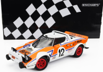 Minichamps Lancia Stratos Hf N 12 Rally Acropolis 1979 S.lambda - K.fertakis 1:18 Biela oranžová