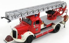 Minichamps Mercedes benz L3500 Dl17 Truck Scala Feuerwehr Bensheim 1950 1:43 Červená strieborná