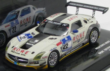 Minichamps Mercedes benz Sls Amg Gt3 N 22 24h Nurburgring 2012 Graf - Jager - Roloff - Seyffarth 1:43 Bielo-sivá