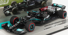 Minichamps Mercedes gp F1 W12 Mercedes M12 Eq Power+ Team Amg Petronas Motorsport Formula One N 44 100. Pole Position Winner Španielsko Gp 2021 Lewis Hamilton 1:43 Black Green