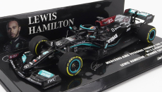 Minichamps Mercedes gp F1 W12 Mercedes M12 Eq Power+ Team Amg Petronas Motorsport Formula One N 44 Winner Qatar Gp 2021 Lewis Hamilton 1:43 Black Green