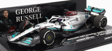 Minichamps Mercedes gp F1 W13e Team Mercedes-amg Petronas F1 N 63 3. Australian Gp 2022 George Russel 1:43 Strieborná zelená