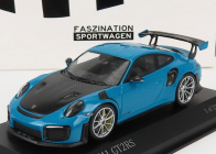 Minichamps Porsche 911 991-2 Gt2 Rs Coupe 2018 - Strieborné disky 1:43 Miami Blue