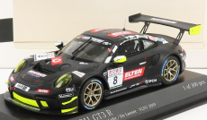 Minichamps Porsche 911 991-2 Gt3-r Team Iron Force N 8 Vln1 Adac Nurburgring 2019 L.luhr - A.de Leener - J.e.slooten 1:43 čierna