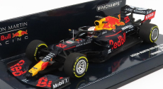 Minichamps Red bull F1 Rb16 Honda Team Aston Martin N 33 Winner Abu Dhabi GP 2020 Max Verstappen 1:43 Matná modrá červená žltá