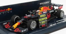 Minichamps Red bull F1 Rb16b Honda Ra620h Team Aston Martin N 33 Winner Abu Dhabi Gp Majster sveta s Pit Board 2021 Max Verstappen 1:43 Matná modrá žltá červená